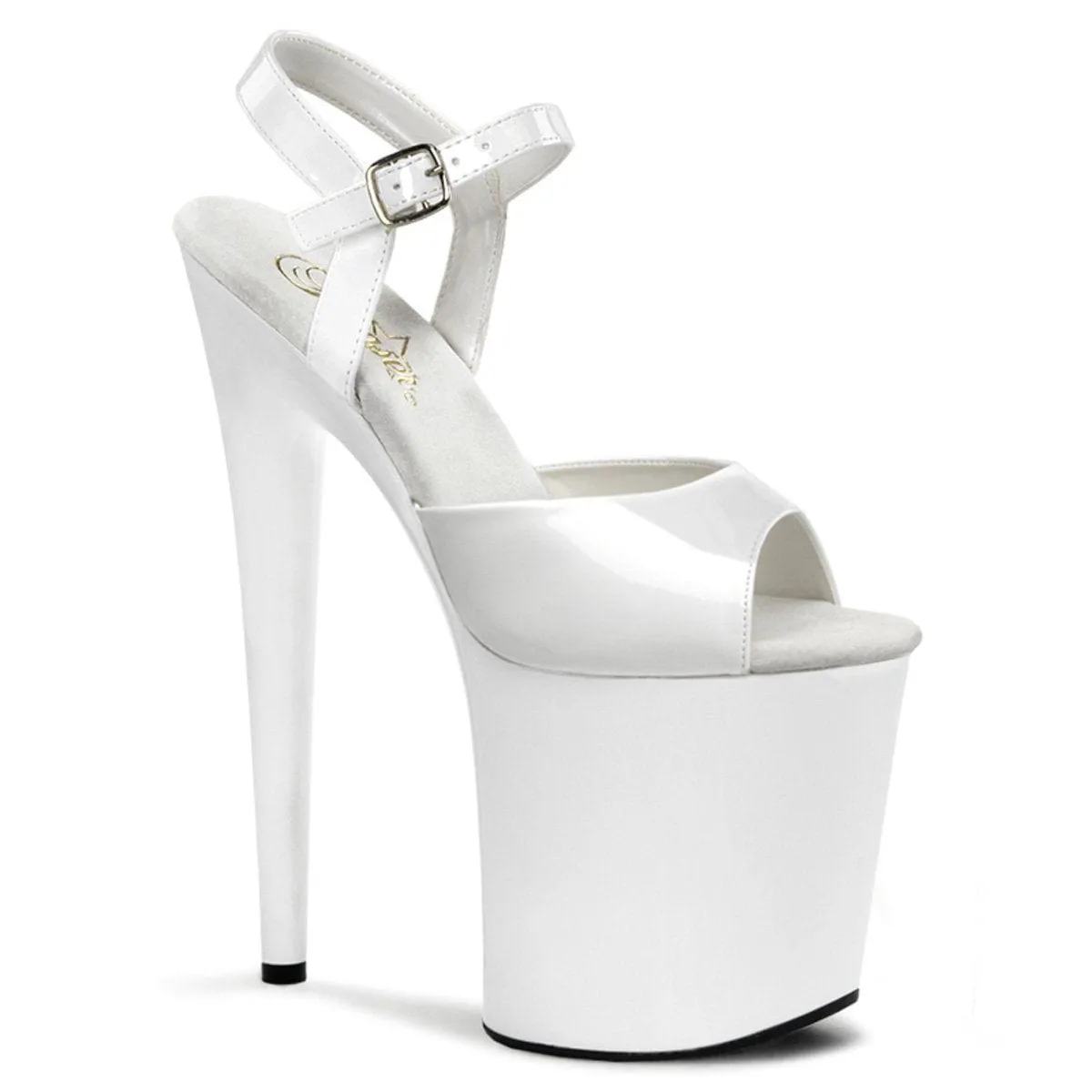 FLAMINGO-809 White Patent/White