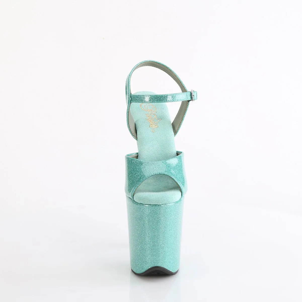 FLAMINGO-809GP Aqua Glitter Patent/M