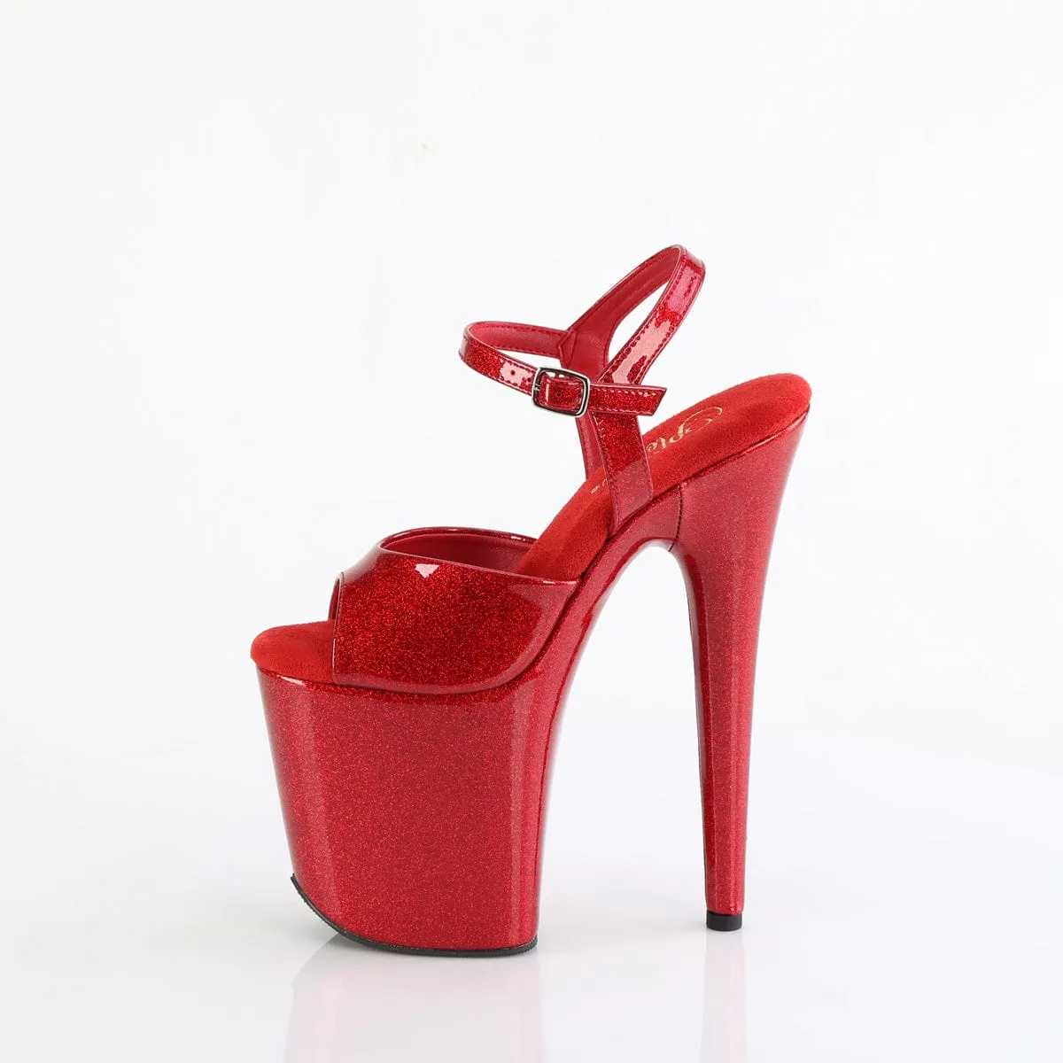 FLAMINGO-809GP Ruby Red Glitter Patent/M
