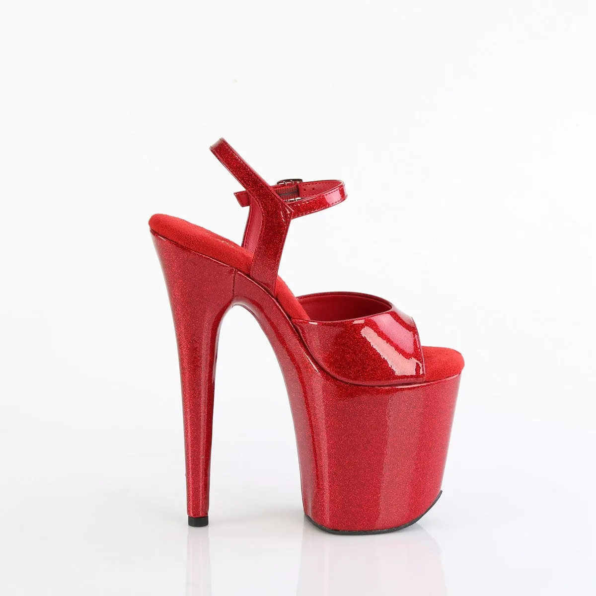 FLAMINGO-809GP Ruby Red Glitter Patent/M