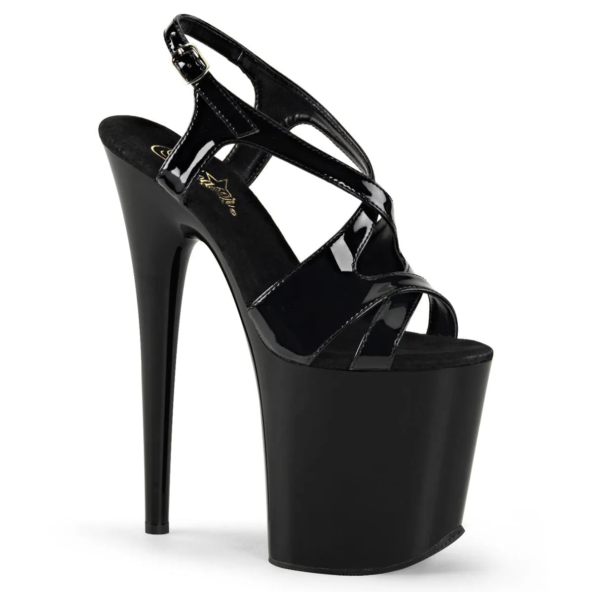 FLAMINGO-831 Black Patent/Black