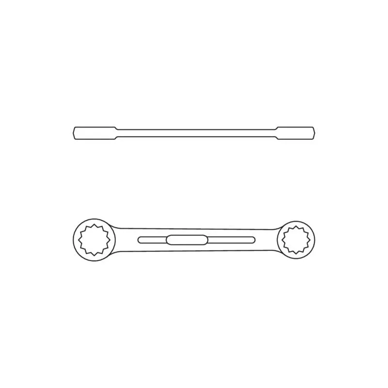 Gedore 6055490 Flat Ring Spanner 24x26 mm