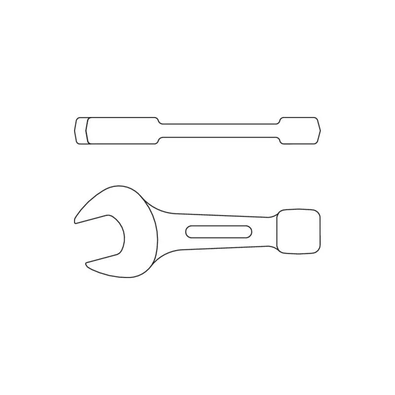 Gedore 6400690 133 Open Ended Slogging Spanner 46 mm