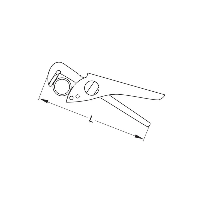 Gedore 6419360 152 9 High Speed Pipe Wrench 9 Inch