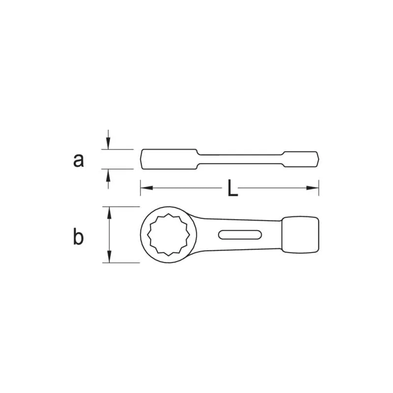 Gedore 6475510 306 Ring Slogging Spanner 41 mm