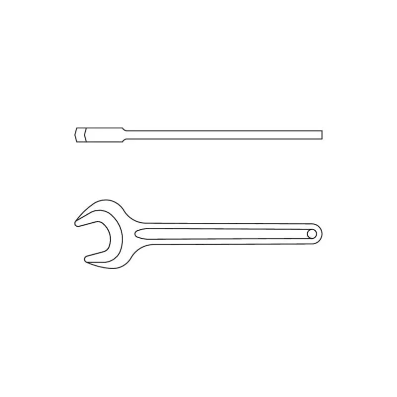 Gedore 6576030 894 Single Open Ended Spanner 125 mm