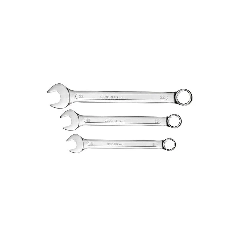 Gedore R09105017 Combination spanner set size6-22mm 17 Piece