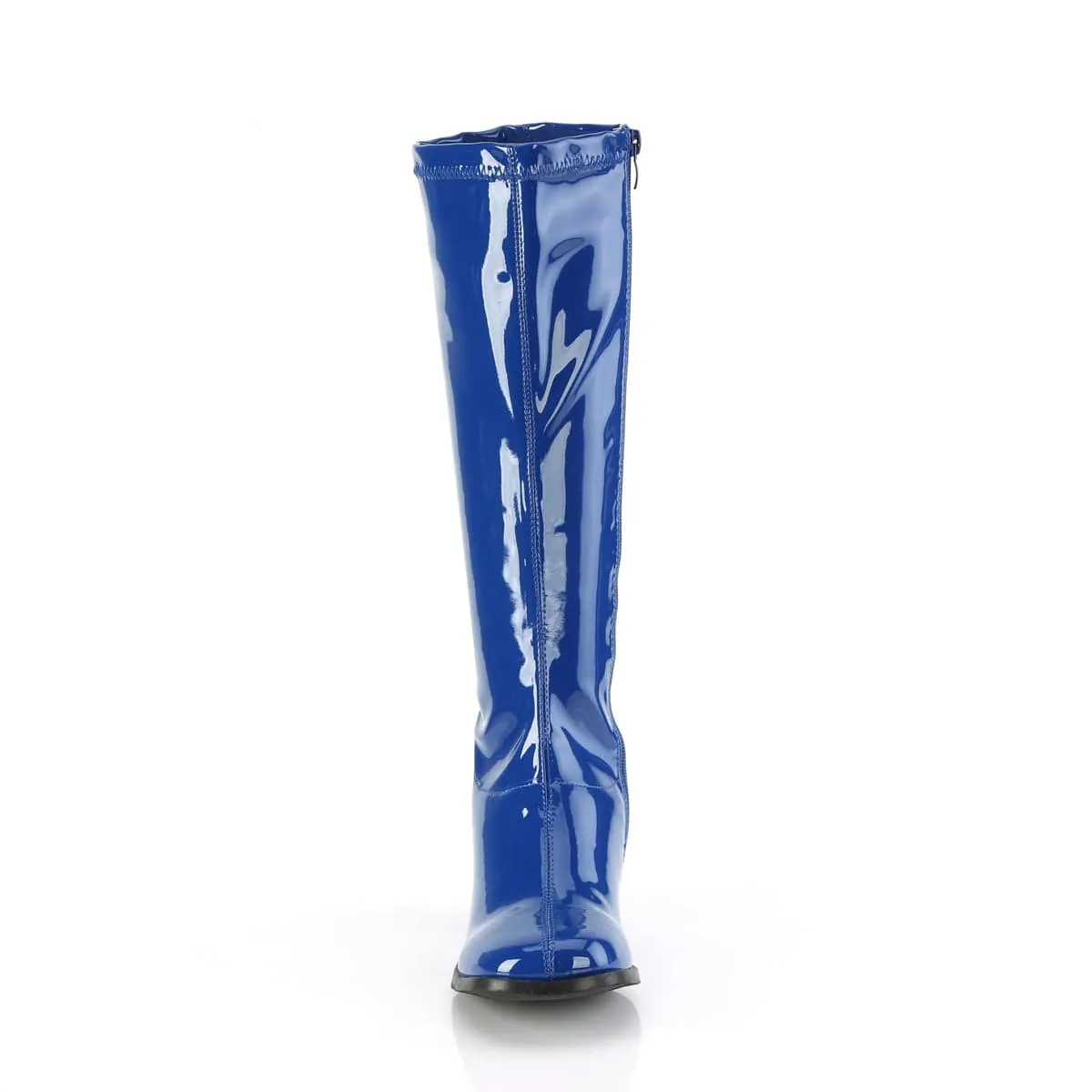 GOGO-300 Navy Blue Stretch Patent