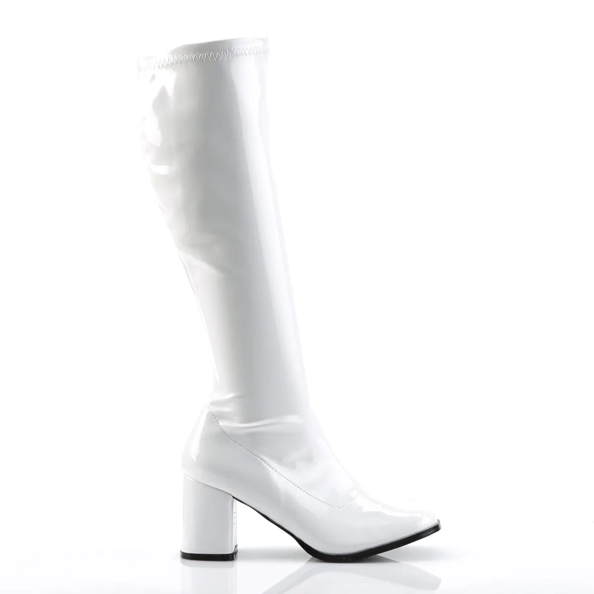 GOGO-300 White Stretch Patent
