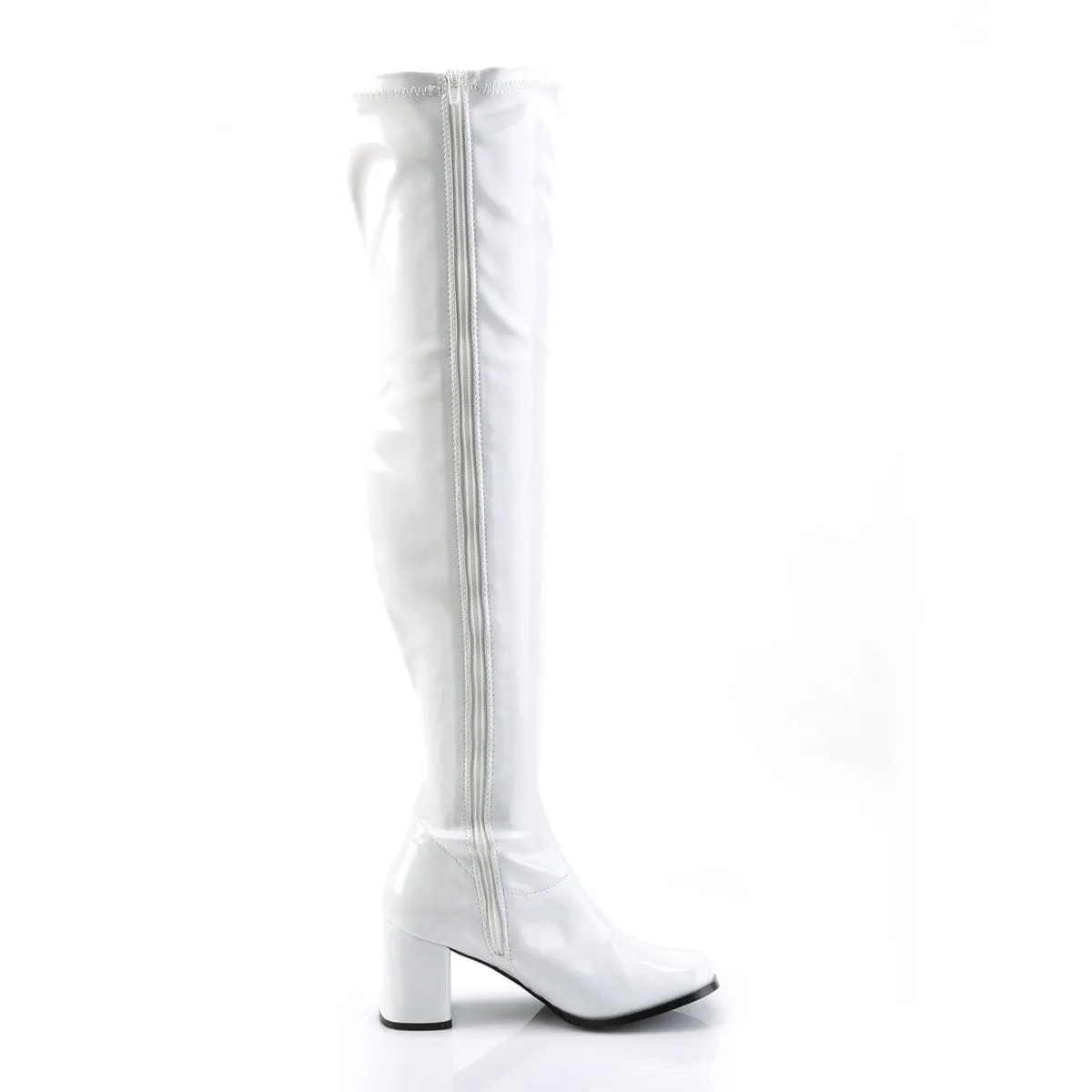 GOGO-3000 White Stretch Patent