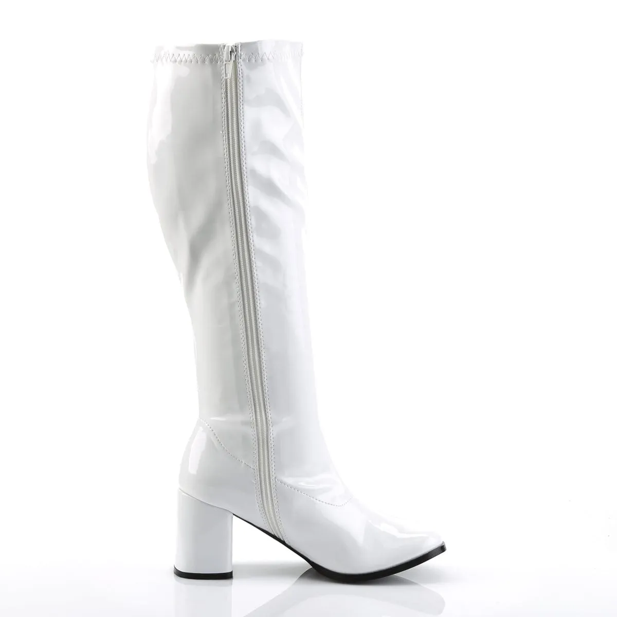 GOGO-300WC White Stretch Patent