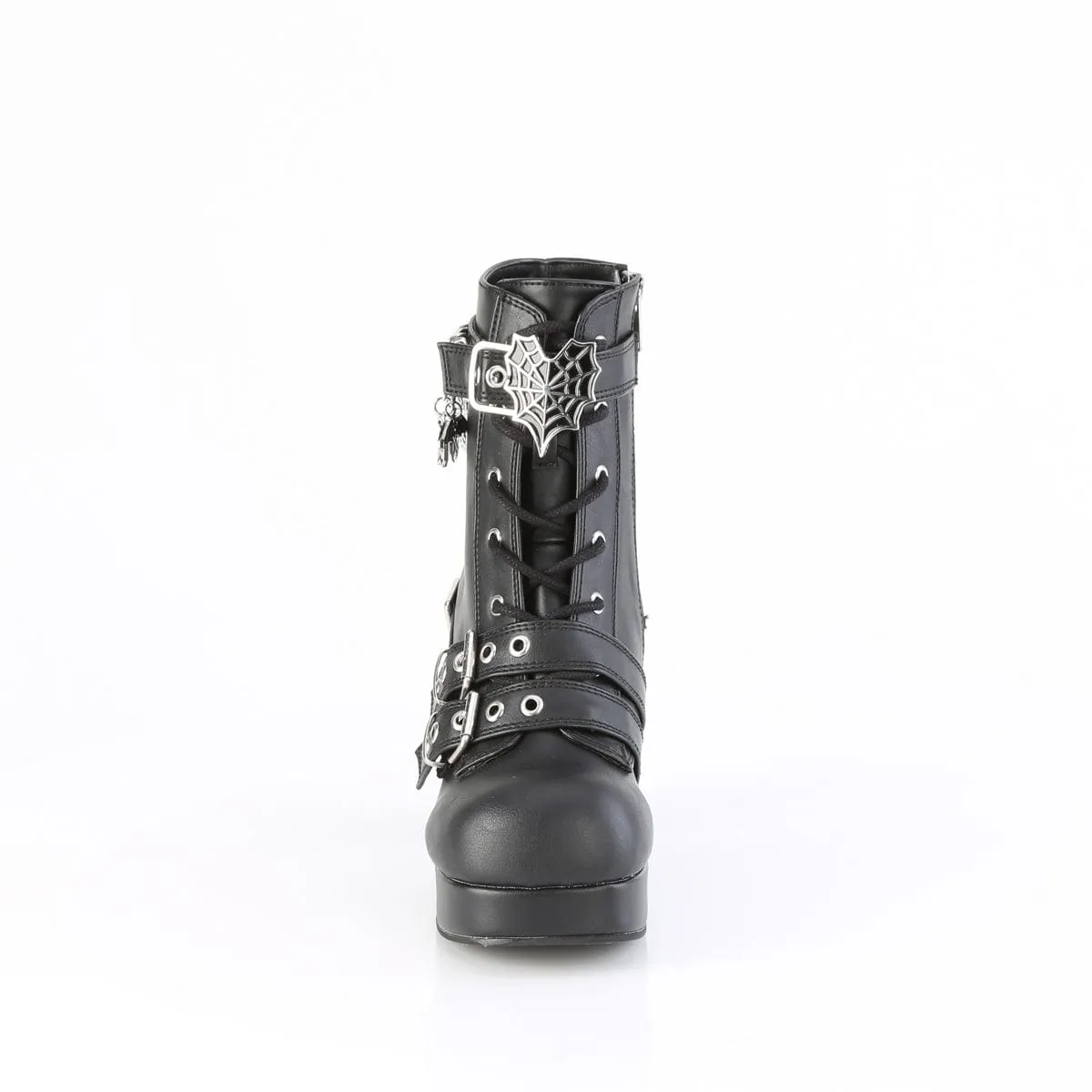 GOTHIKA-66 Black Vegan Leather