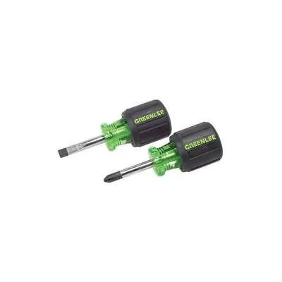 Greenlee  0153-04C Stubby Screwdriver Set - 2 pieces - 1.5 in