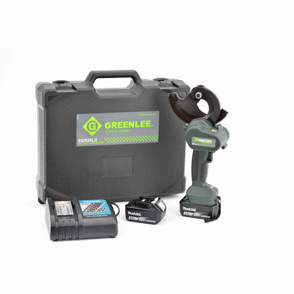 Greenlee ESR25LX12 Battery Ratchet ACSR Cutter, 12V