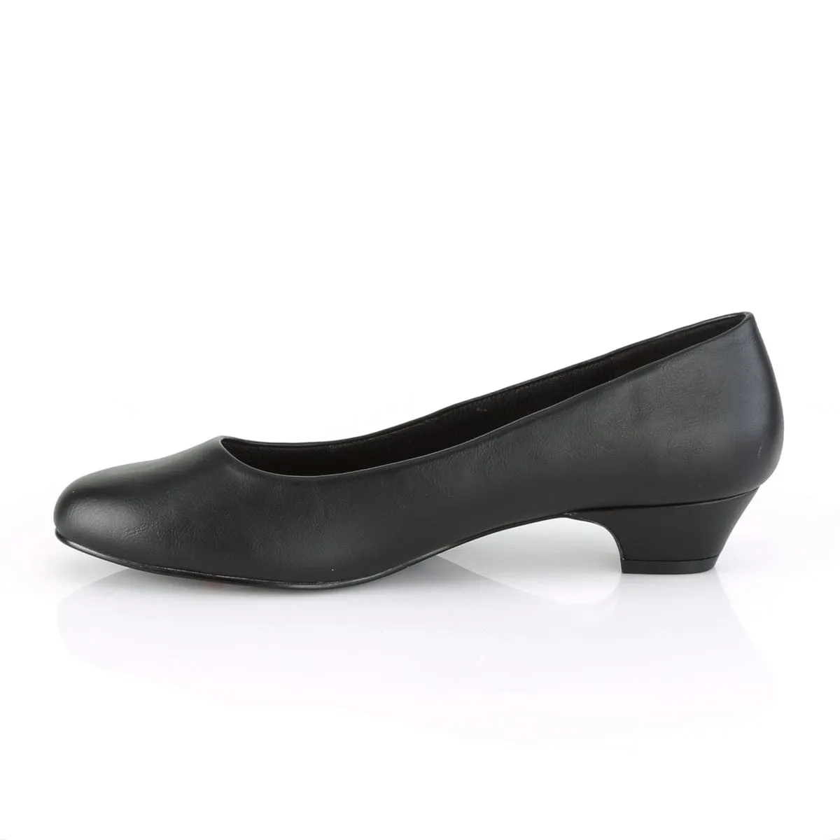 GWEN-01 Black Faux Leather