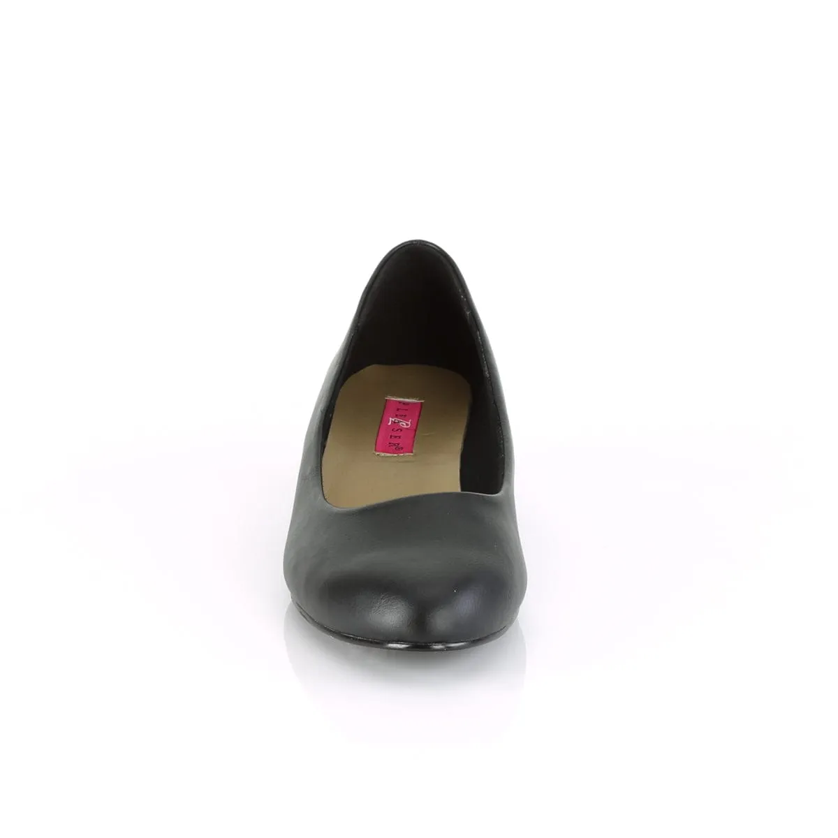 GWEN-01 Black Faux Leather