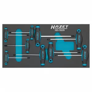 Hazet 163-182/9 T-handle Torx Screwdriver Set, 9 pieces