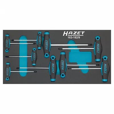 Hazet 163-182/9 T-handle Torx Screwdriver Set, 9 pieces