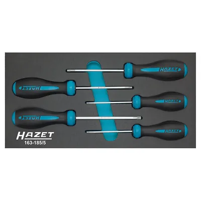 Hazet 163-185/5 Hexanamic Security Torx Screwdriver Set, 5 pieces