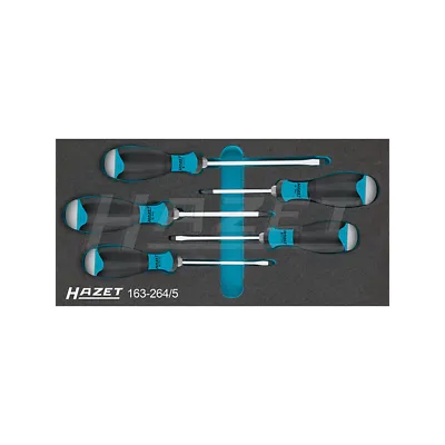 Hazet 163-264/5  Screwdriver set with impact cap