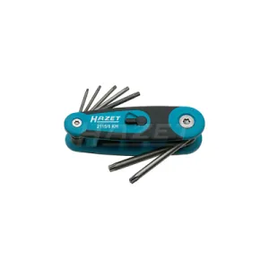 Hazet 2115/8KH Folding TORX L-Key Set