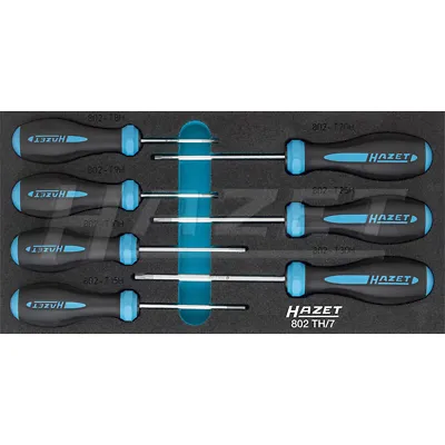 Hazet 802TH/7 TORX Tamper-Resistant T8H - T30H HEXAnamic Screwdriver Set