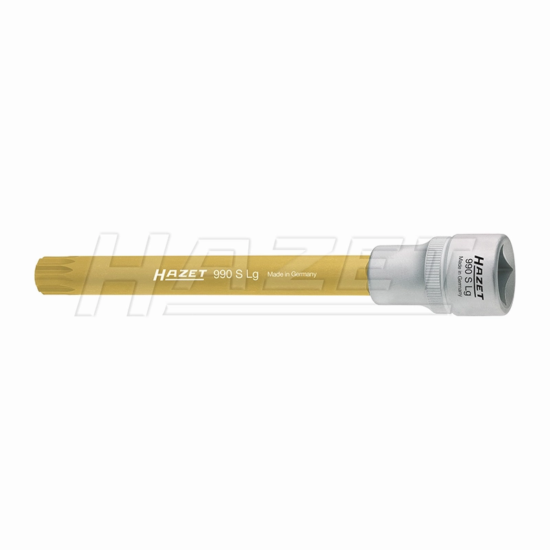 Hazet 990SLG-10 M10 XZN 1/2 Square Extra-Long Screwdriver Socket