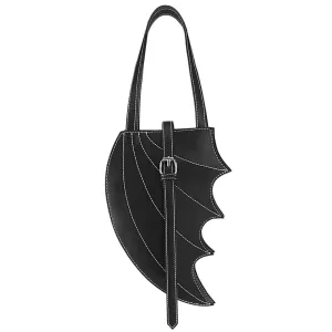 HB-215 Handbag Black Vegan Leather
