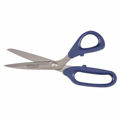 Heritage Cutlery 7210 8 1/4'' SS Bent Trimmer / Plastic Ambidextrous Handle