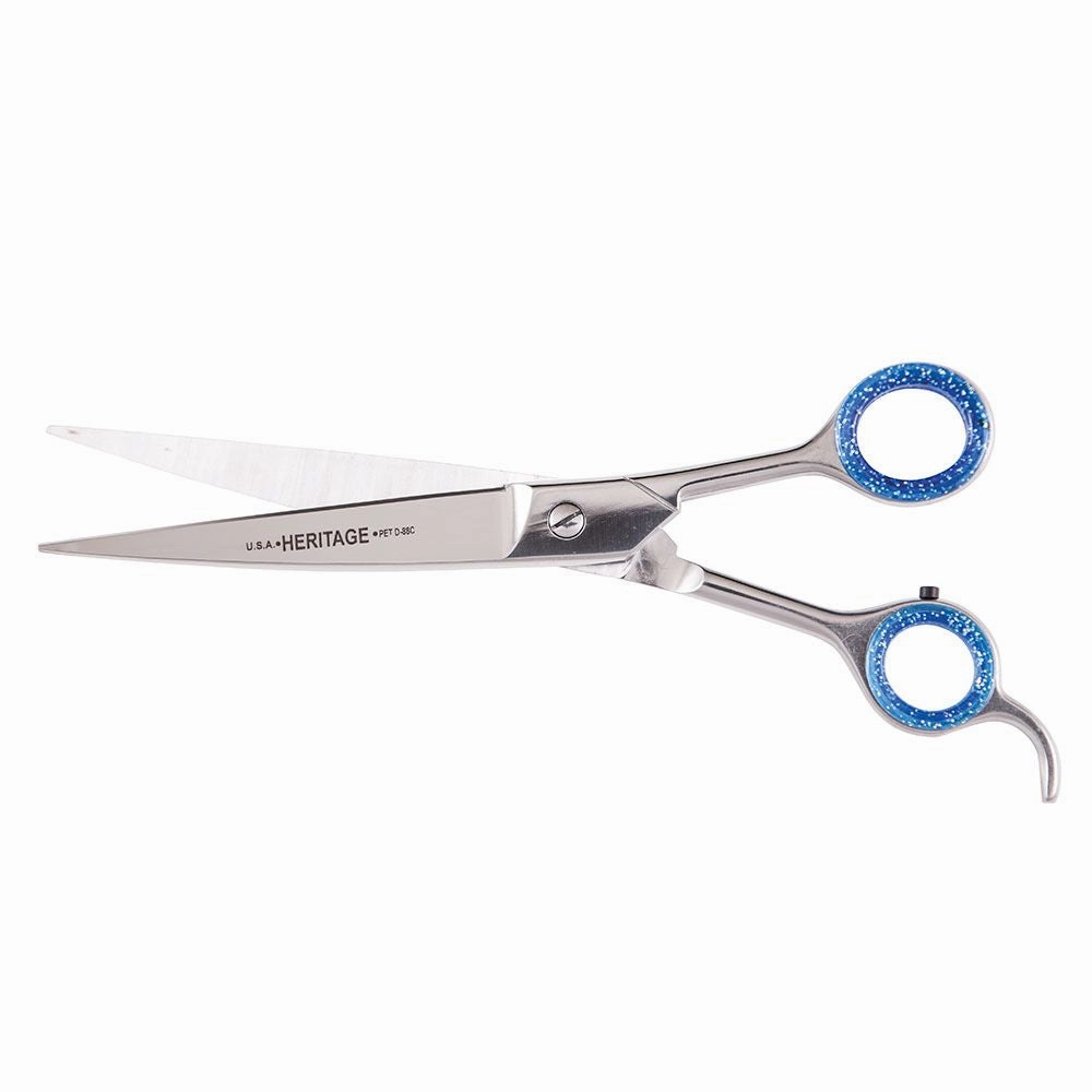 Heritage Cutlery D88-C 8'' Pet Grooming Scissor / Curved Blade