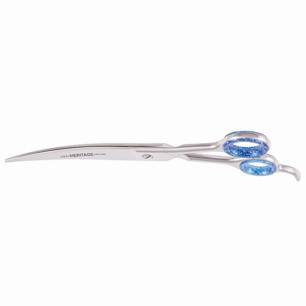 Heritage Cutlery D88-C 8'' Pet Grooming Scissor / Curved Blade