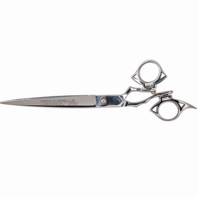 Heritage Cutlery K9DS85-C 8-1/2'' Convex K-9 Dbl Swivel / Curved Blade