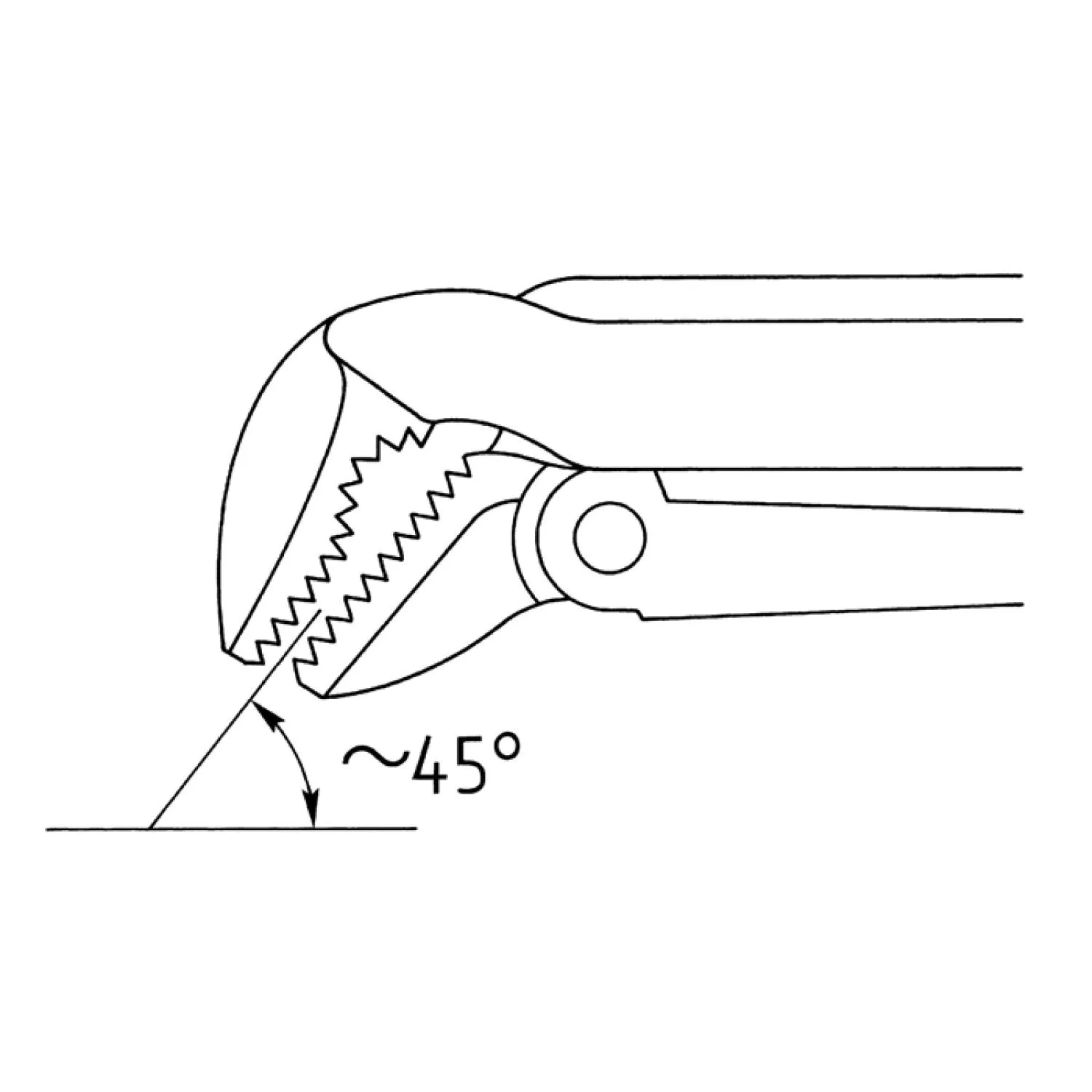 Heyco 01330002020 Elbow Pipe Wrenches, Swedish Pattern, Length-535mm