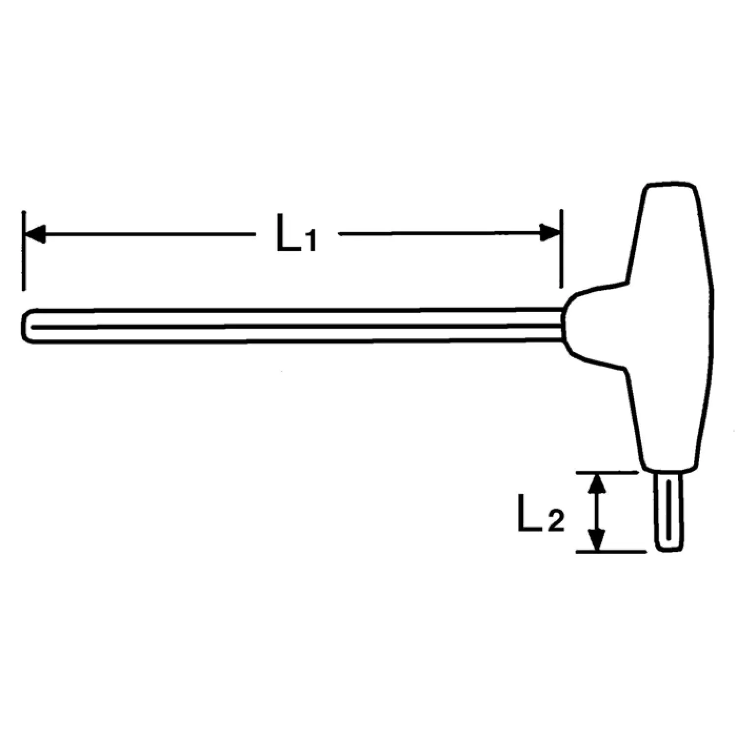 Heyco 01337006080 Hexagonal Head Wrenches for hexagon socket screws