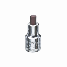 Heyco 00050312383 Metric 1/2" Drive Hex Bit Socket, Long, 7.0 x 80mm