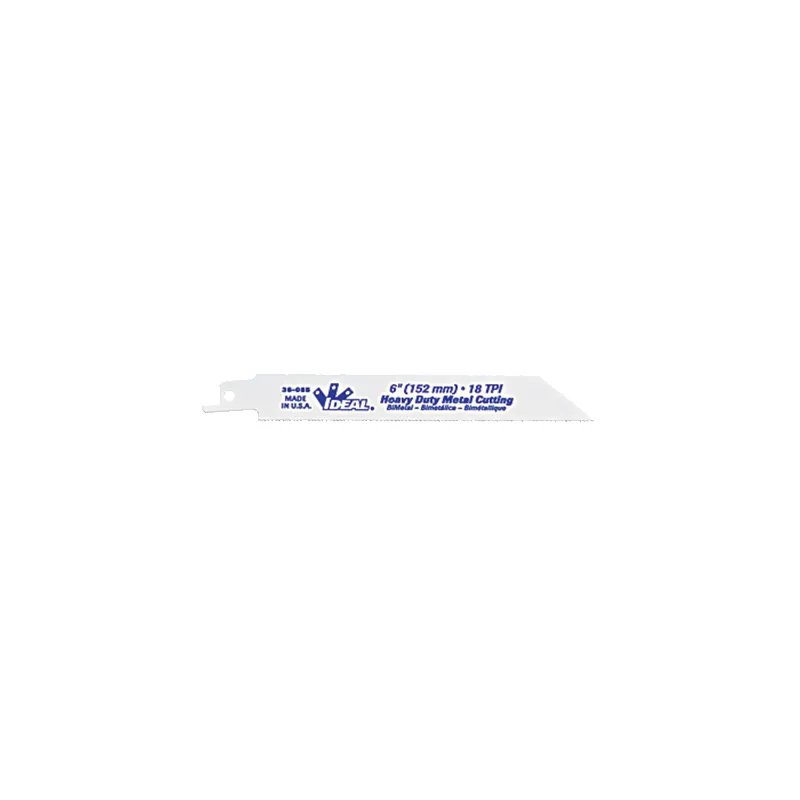 Ideal 36-086 Recip. Blade, Heavy-Duty Metal Cutting, 8 x 3/4 x .050, 10/14 TPI