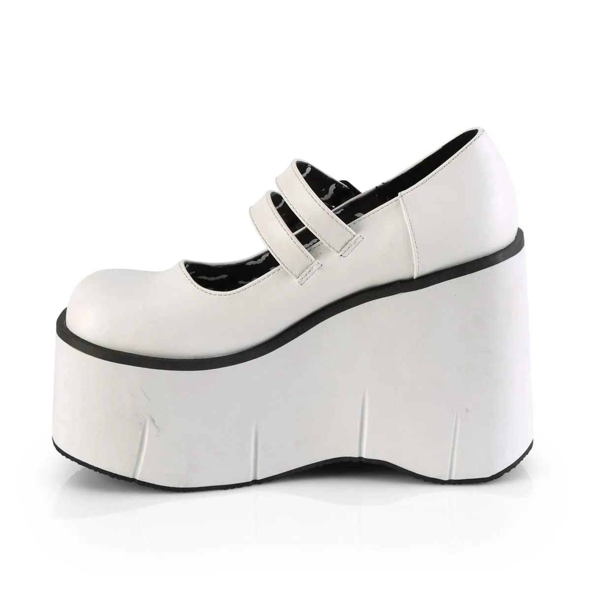 KERA-08 White Vegan Leather