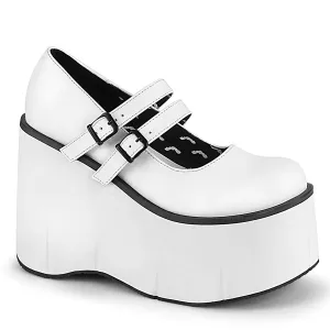 KERA-08 White Vegan Leather
