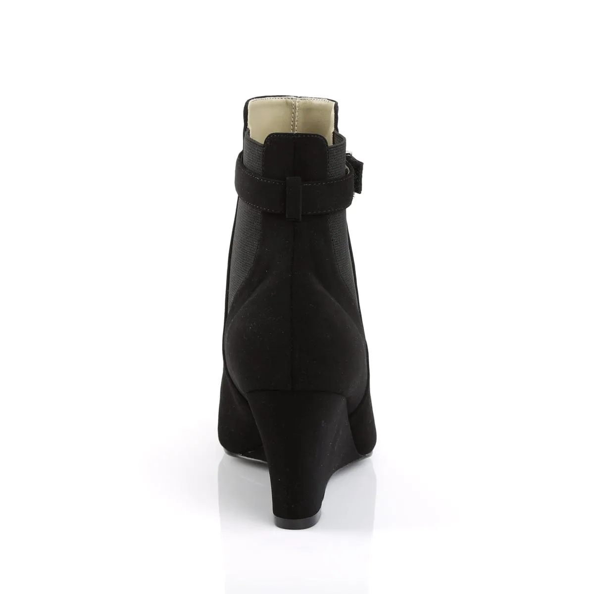 KIMBERLY-102 Black Nubuck Suede