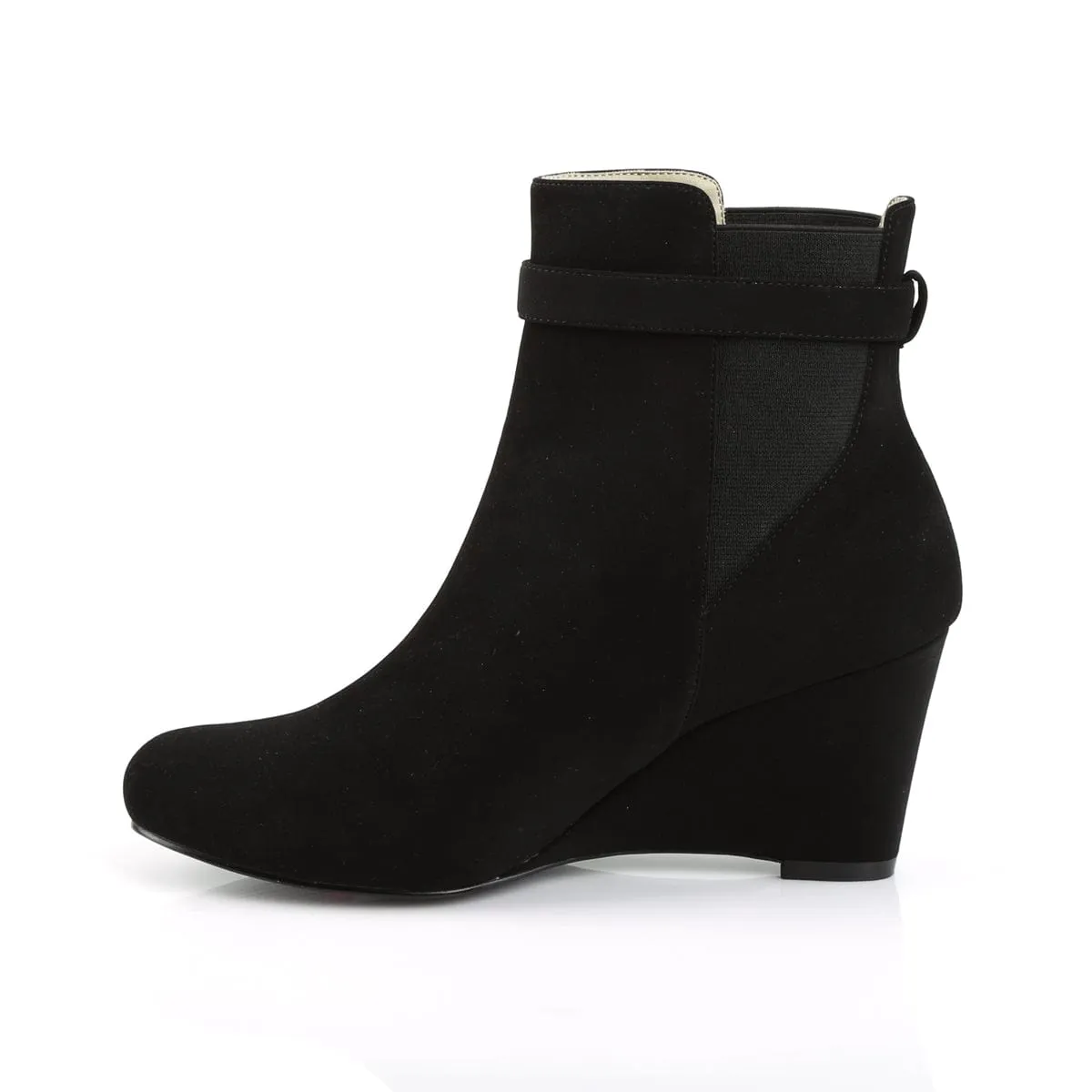 KIMBERLY-102 Black Nubuck Suede