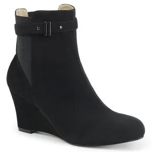 KIMBERLY-102 Black Nubuck Suede