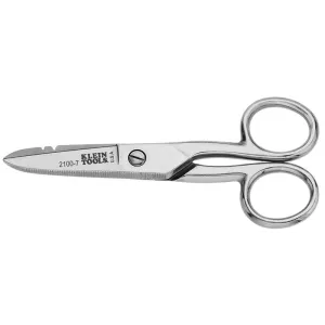 Klein 2100-7 Electrician's Scissors - Stripping Notches