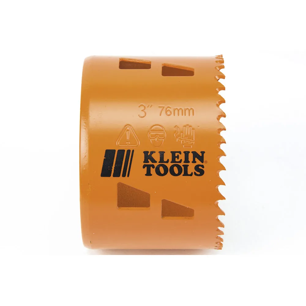 Klein Tools 31948 Bi-Metal Hole Saw, 3"