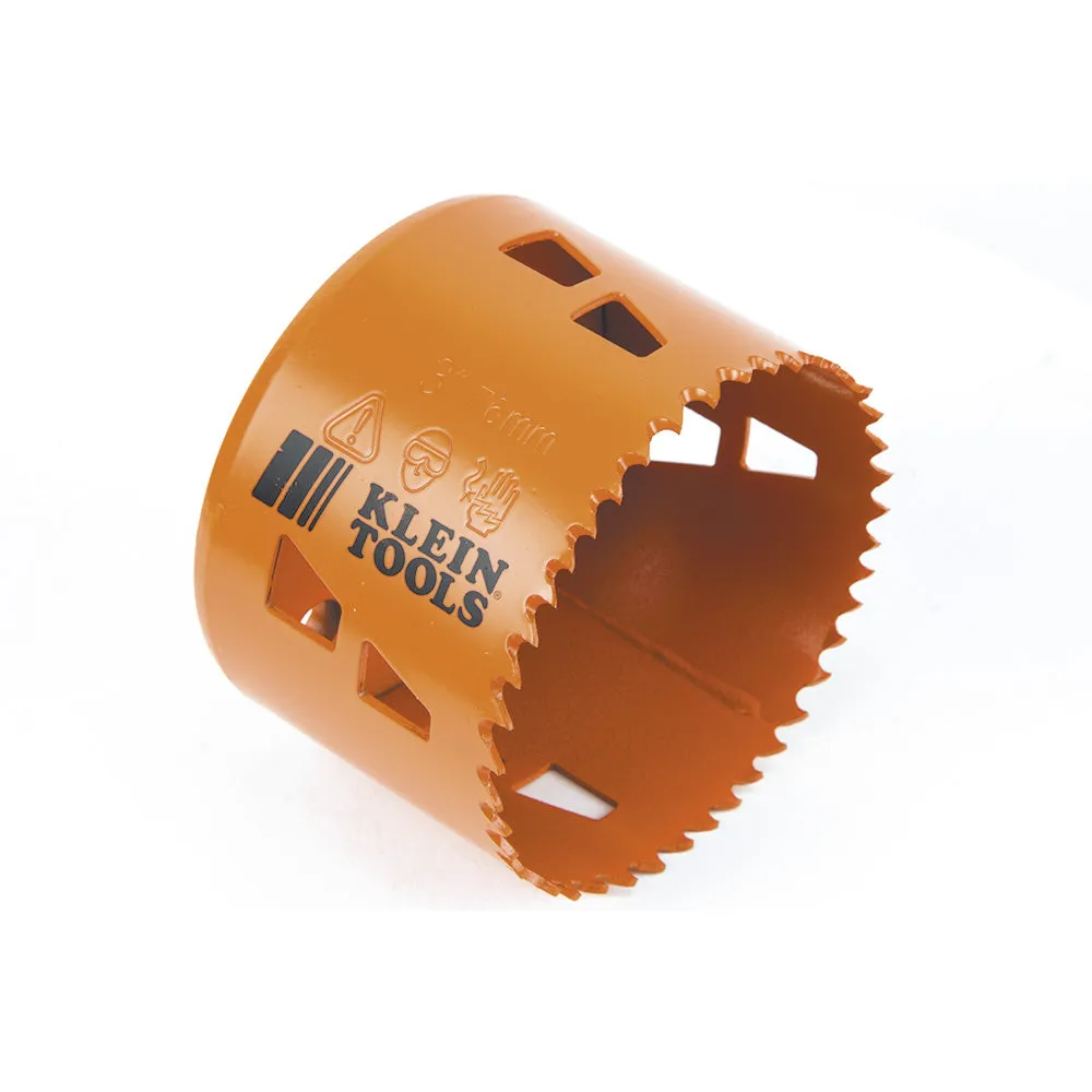 Klein Tools 31948 Bi-Metal Hole Saw, 3"