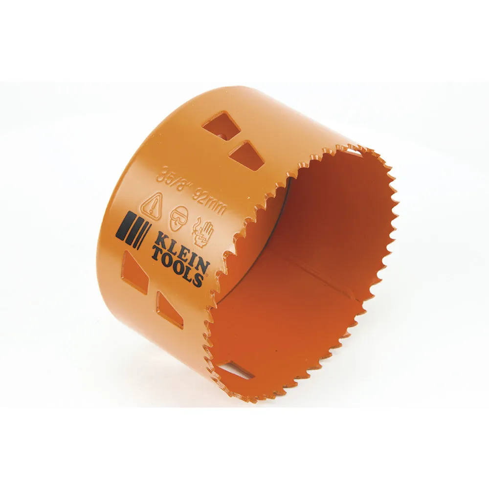 Klein Tools 31958 Bi-Metal Hole Saw, 3-5/8"