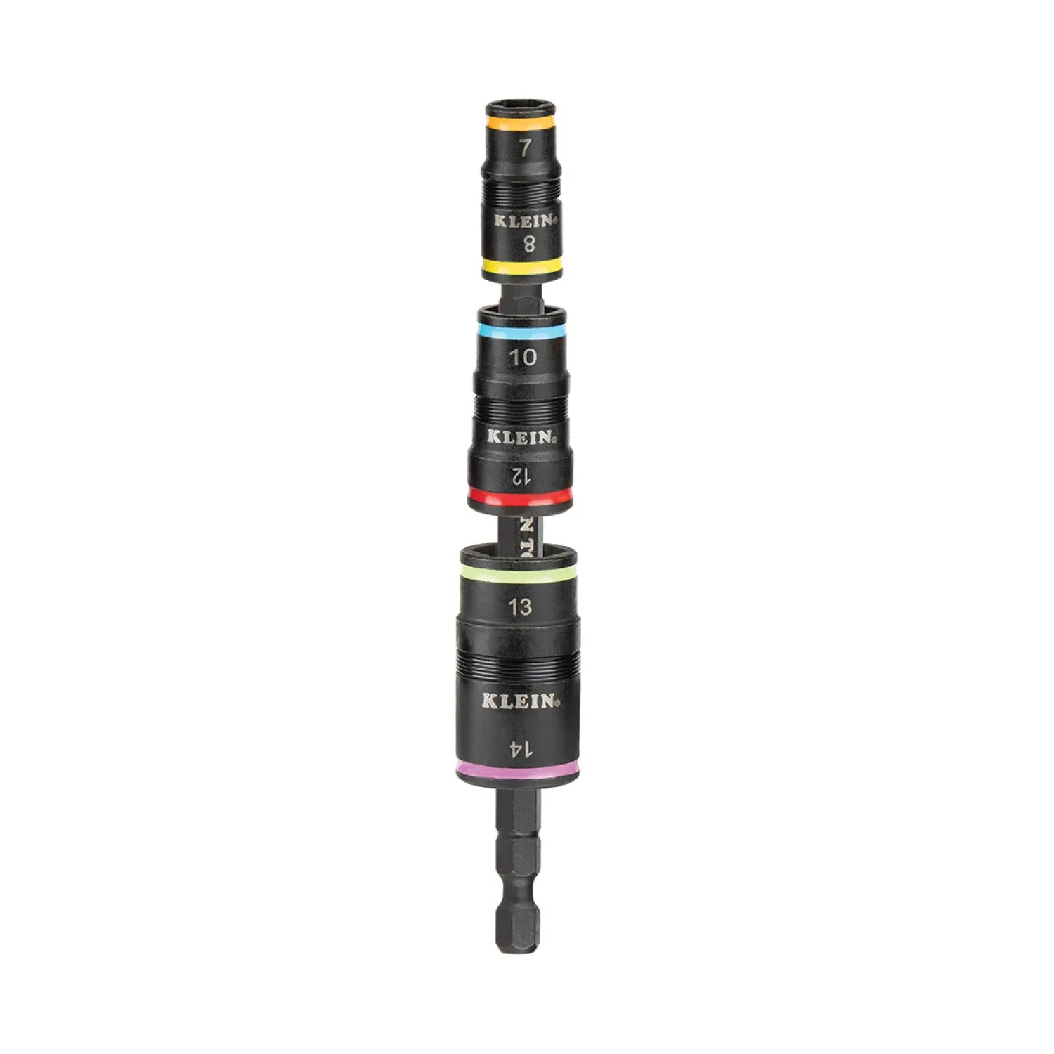 Klein Tools 32933M 6-in-1 Impact Rated Flip Socket Set, Metric