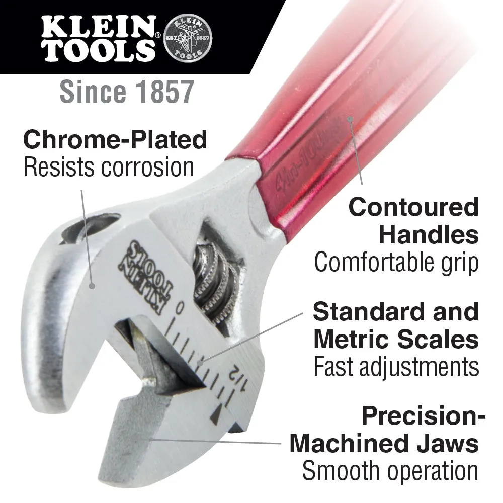Klein Tools 507-12 12" Extra-Capacity Adjustable Wrench