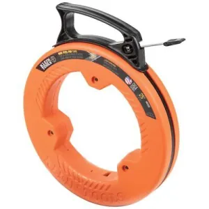 Klein Tools 56335 Wide Steel Fish Tape, 1/4-Inch x 25-Foot
