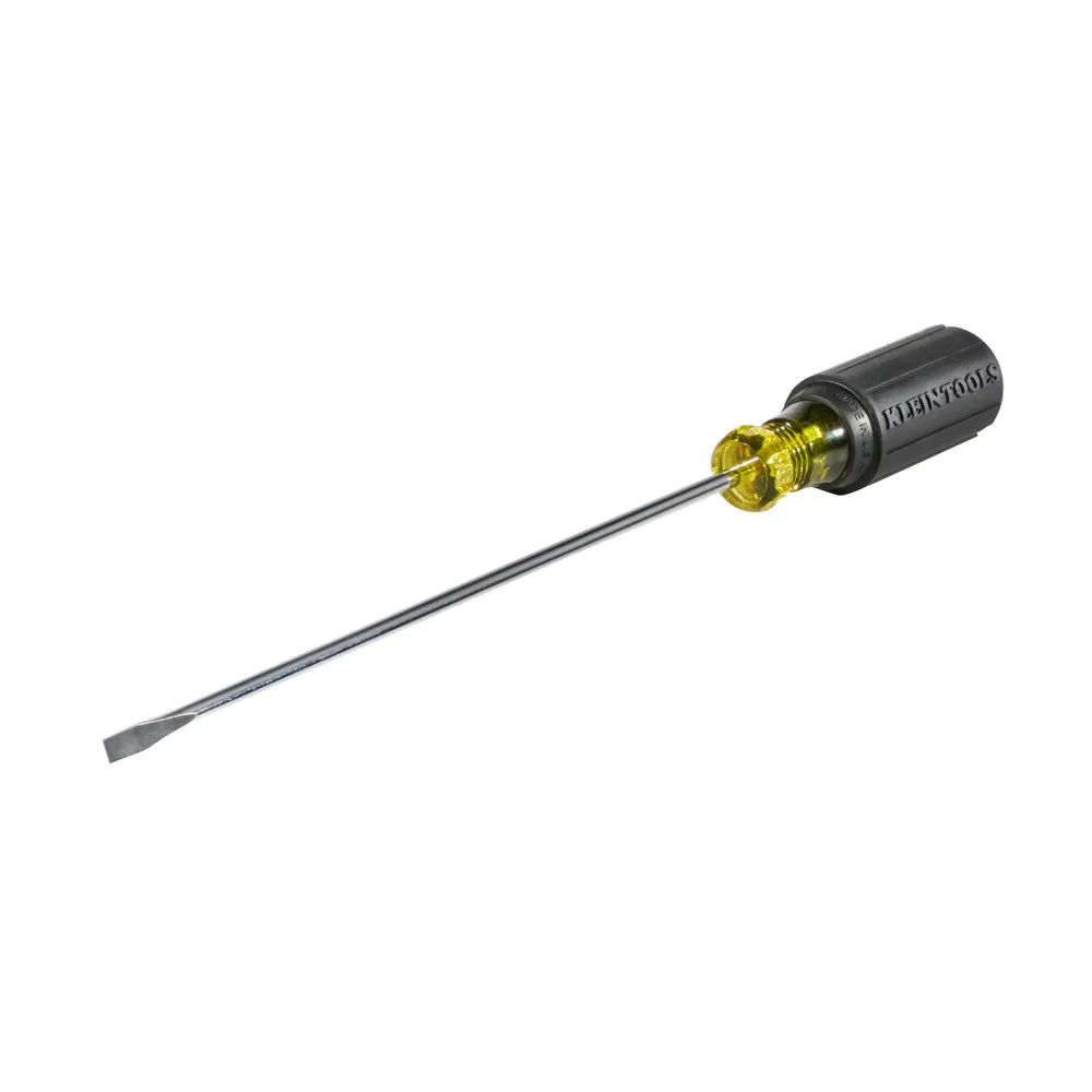 Klein Tools 601-8 3/16'' Cabinet Tip 8'' Shank Screwdriver
