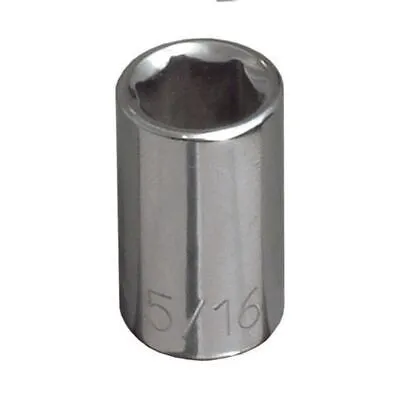Klein Tools 65605 11/32-Inch Standard 6-Point Socket, 1/4-Inch Drive